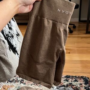 NVGTN MOCHA CONTOUR SHORTS - Medium, brand new. Never worn!